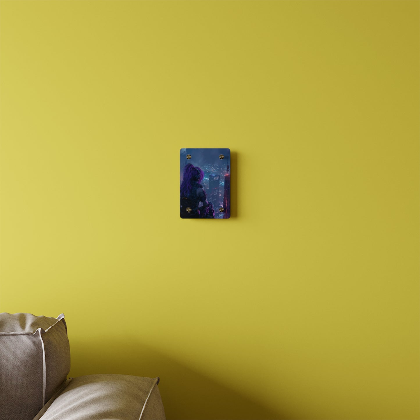 Observer Above the Cybercity Acrylic