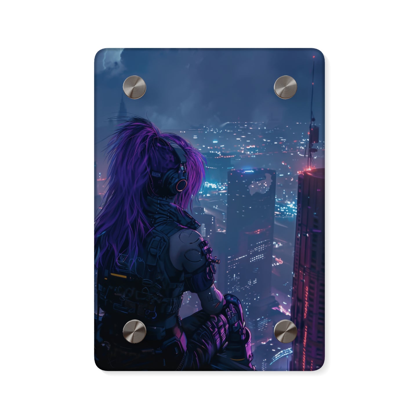 Observer Above the Cybercity Acrylic