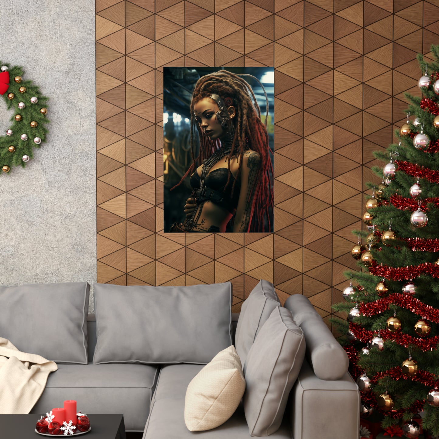 Dreadlock Matrix Poster