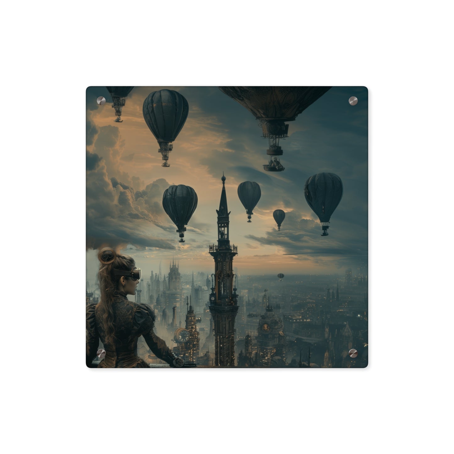 Voyage of the Airship Armada Acrylic