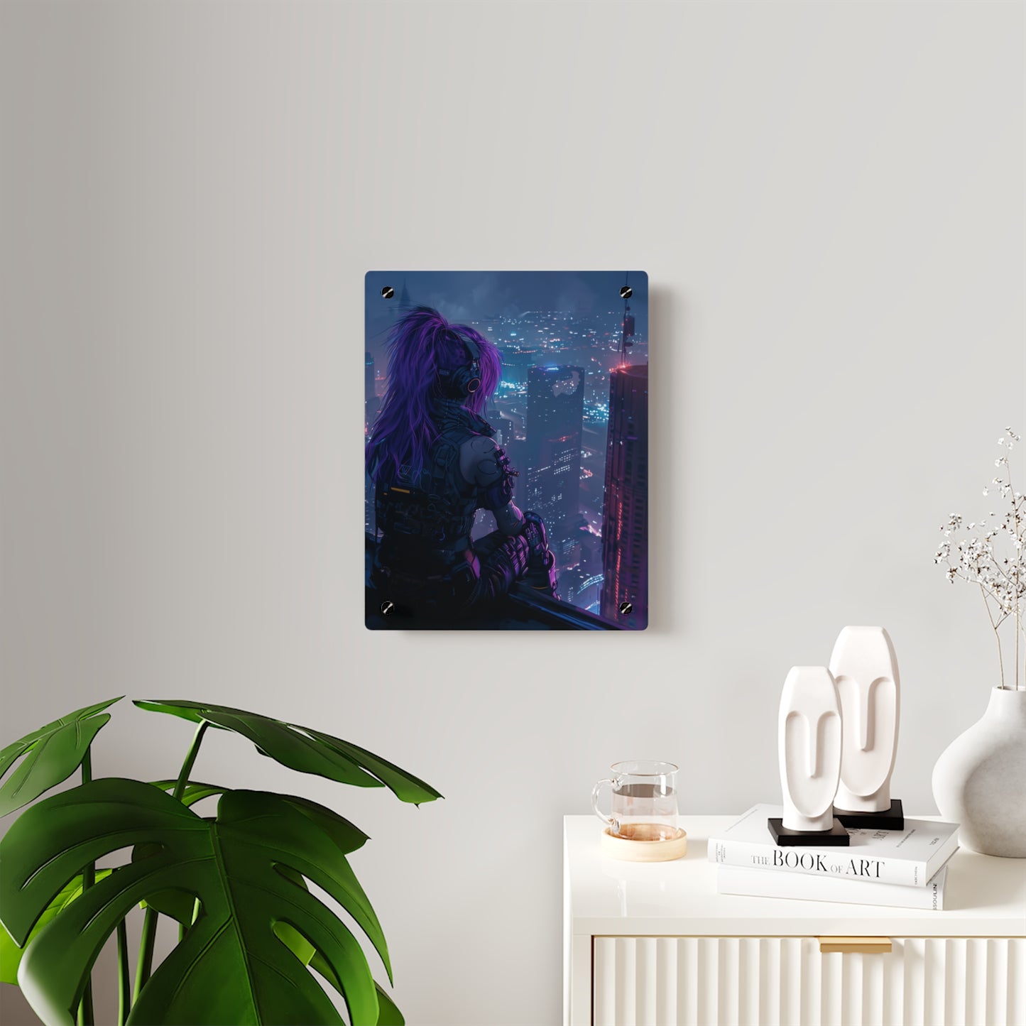 Observer Above the Cybercity Acrylic