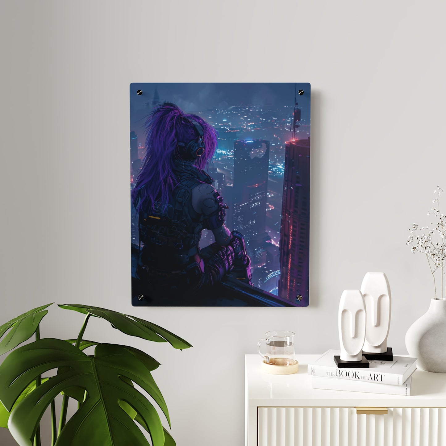 Observer Above the Cybercity Acrylic