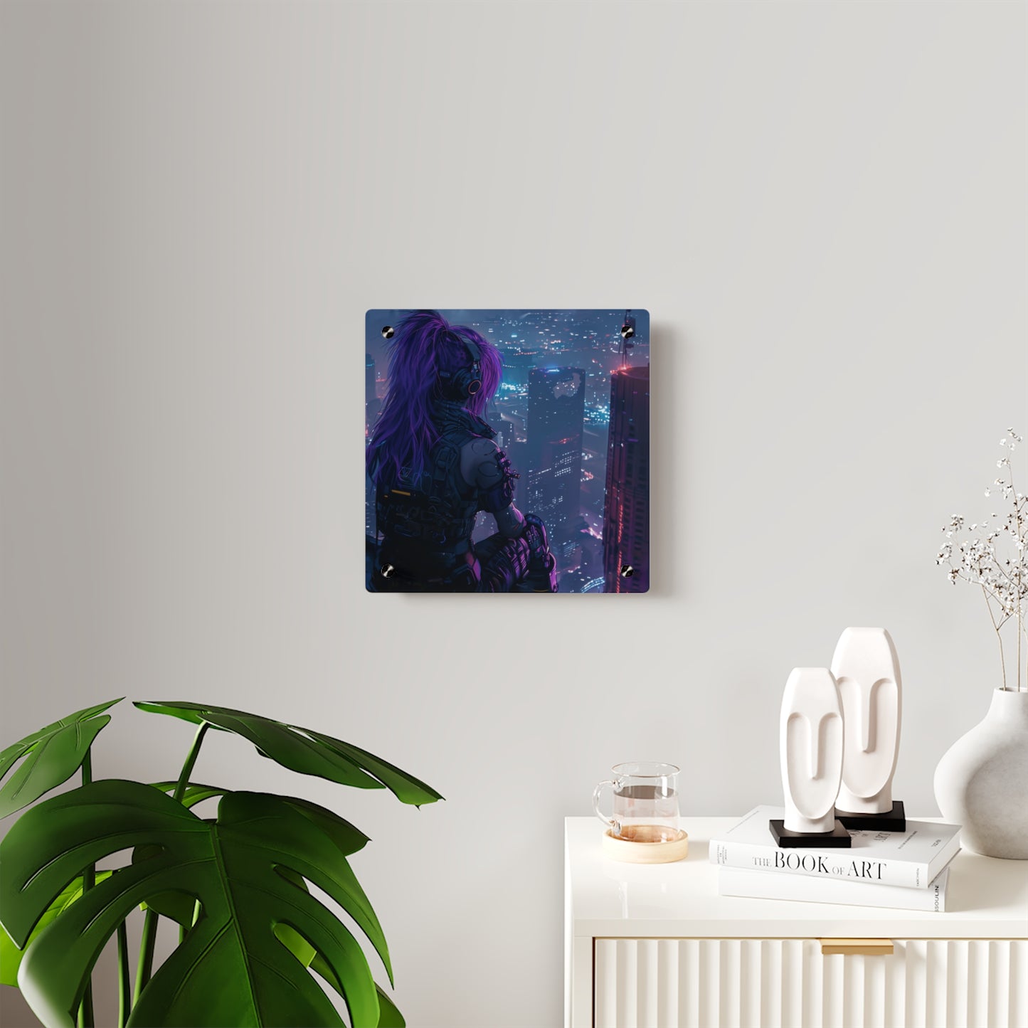 Observer Above the Cybercity Acrylic