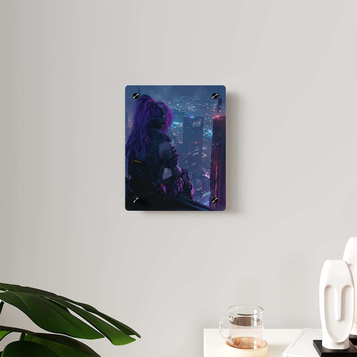 Observer Above the Cybercity Acrylic