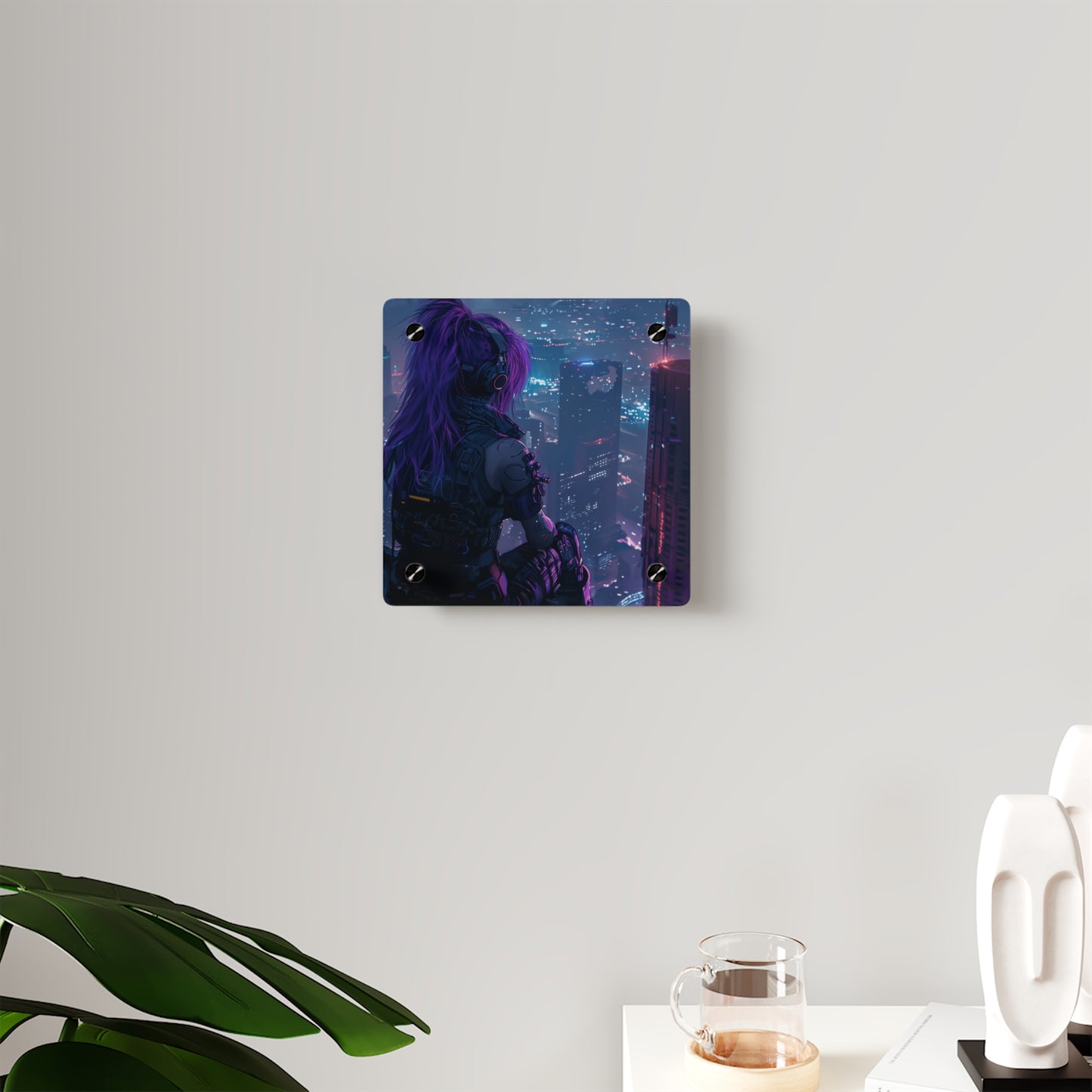 Observer Above the Cybercity Acrylic