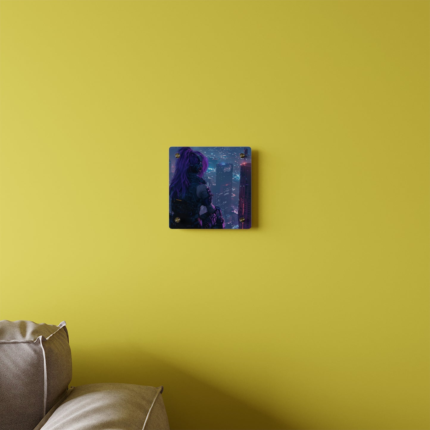 Observer Above the Cybercity Acrylic