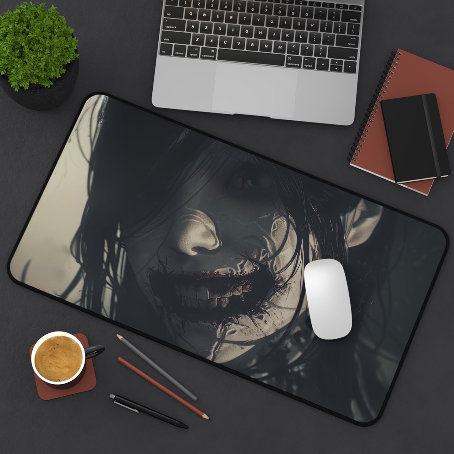 Grinning Terror Desk Mat