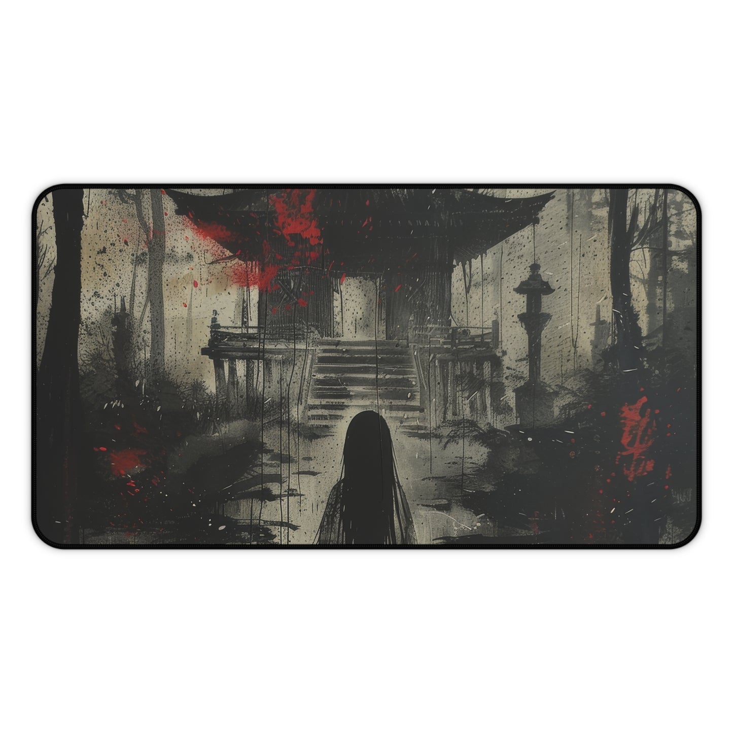 The Haunted Temple Desk Mat