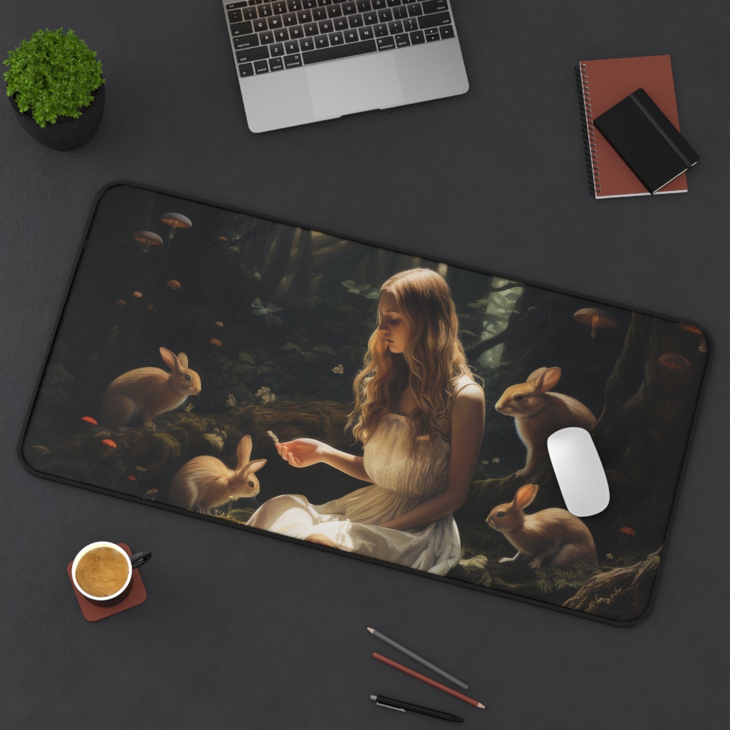 Enchanted Glade Whispers Desk Mat