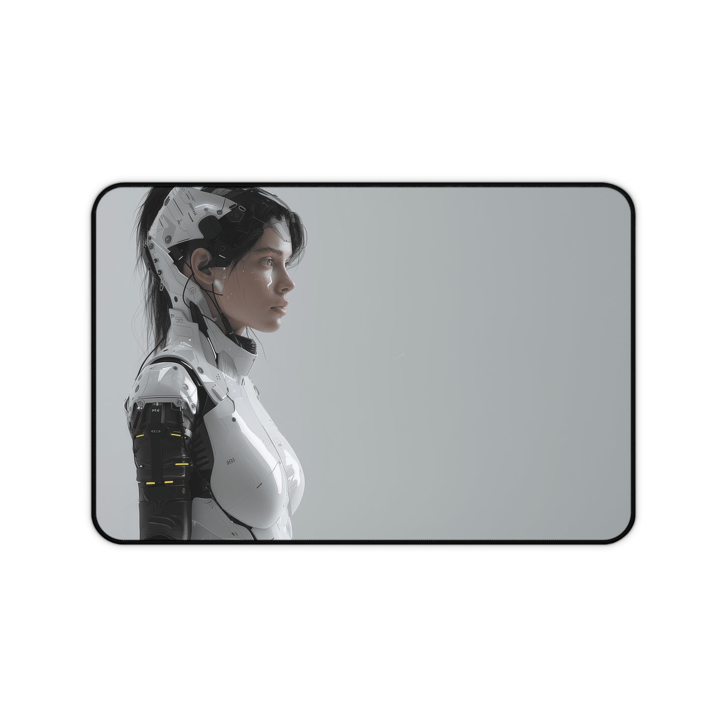 Futuristic Serenity Desk Mat