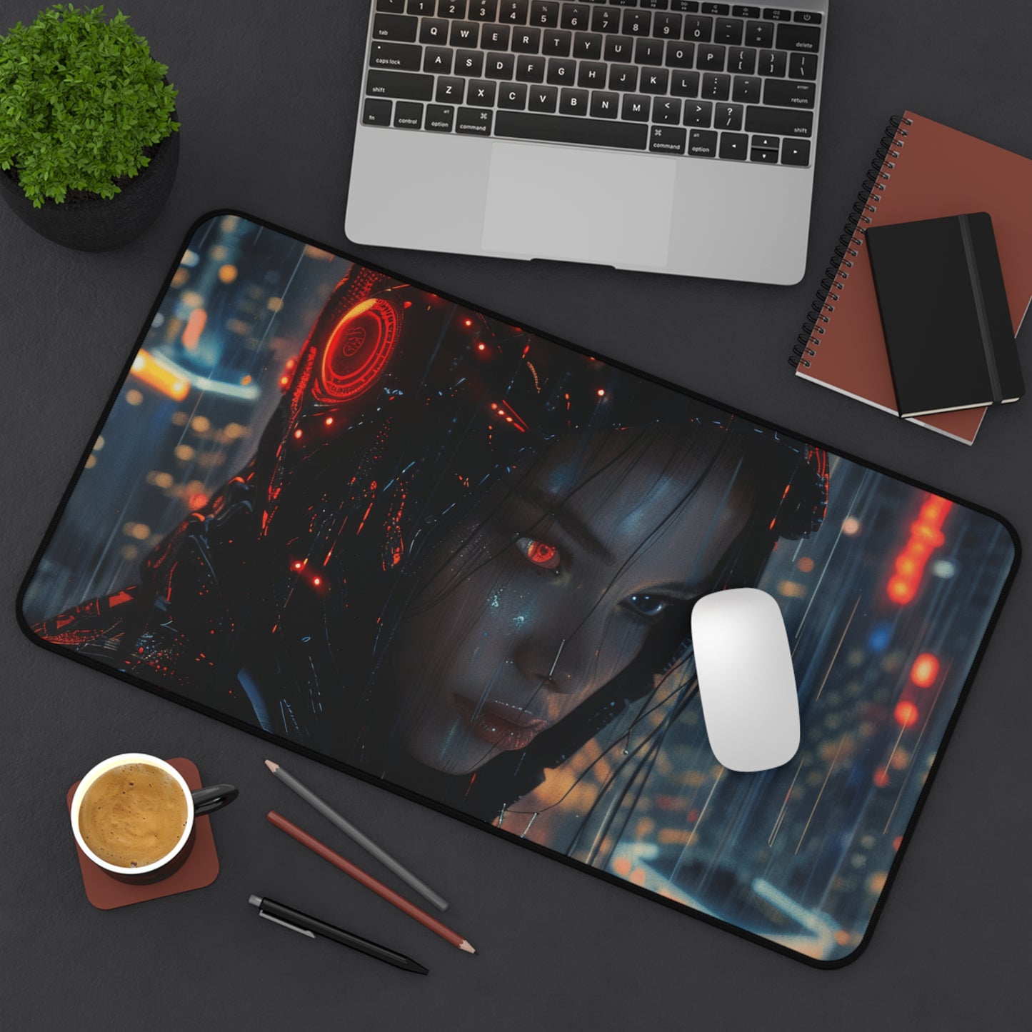 Crimson Mirage Desk Mat