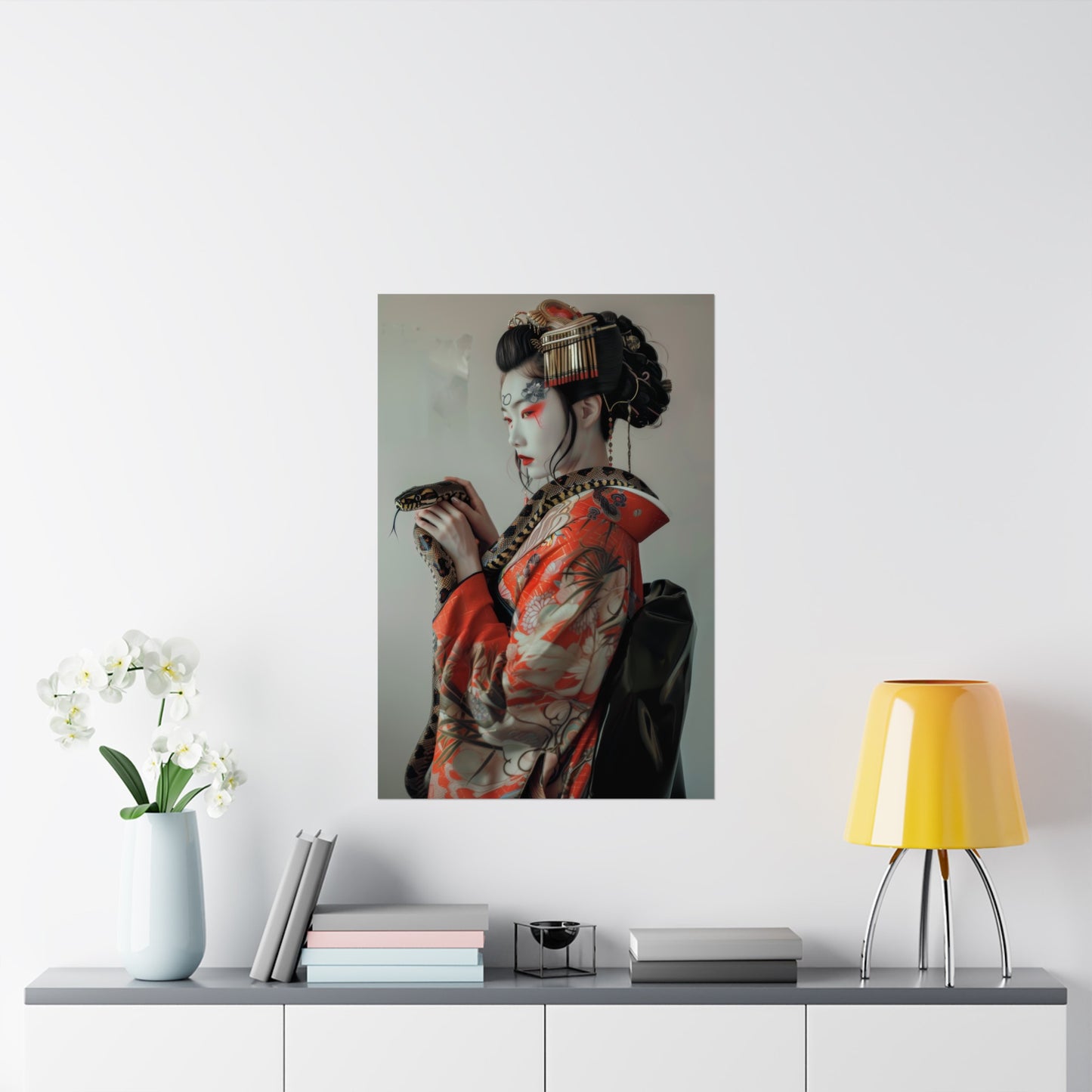 Cyber Oiran Vertical Posters