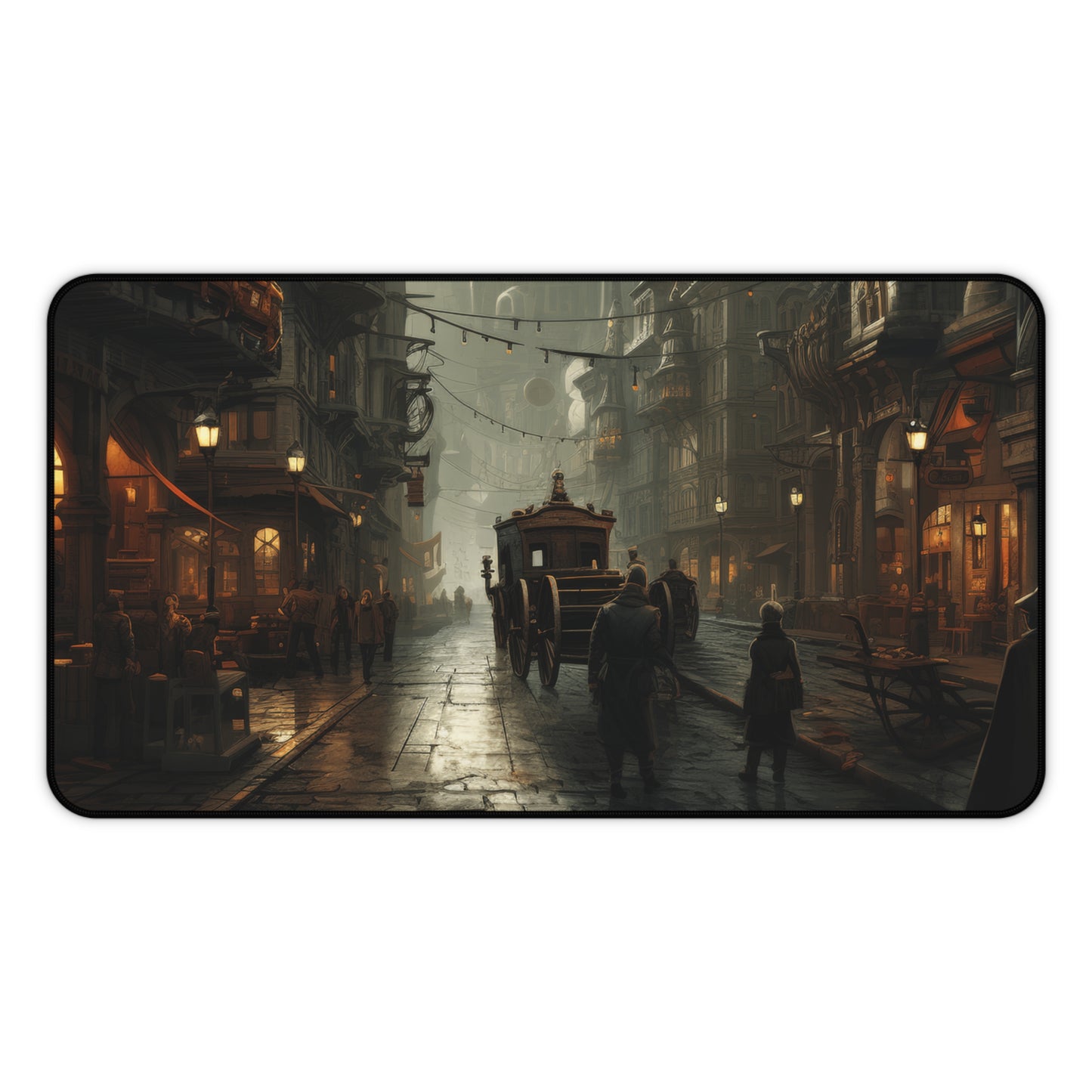 Dawn of the Machina Avenue Desk Mat