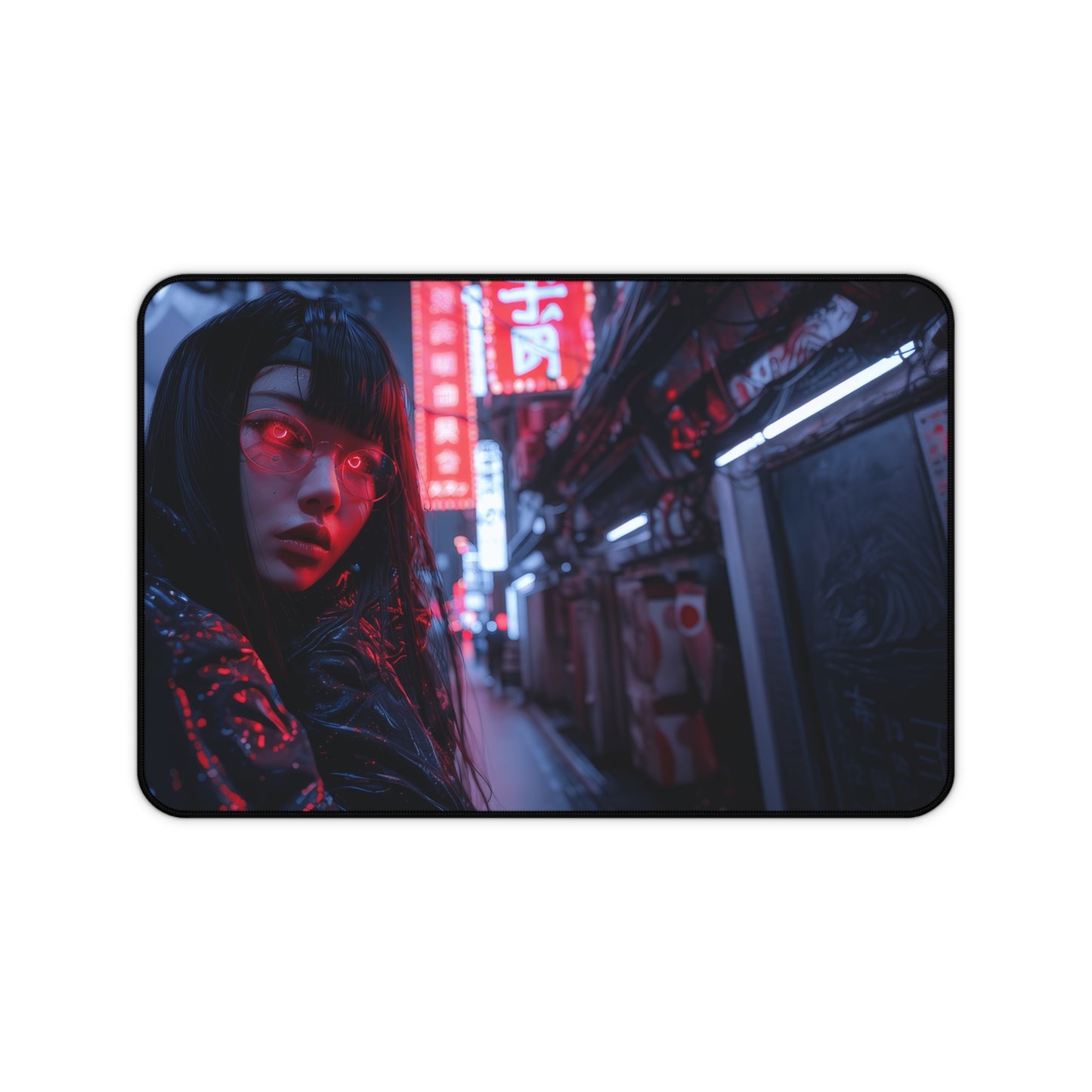 Neon Nightstalker Desk Mat