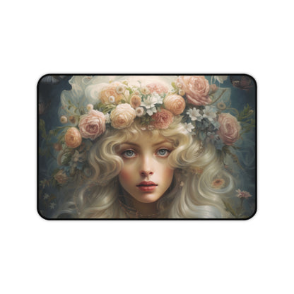 Whispers of the Enchanted Garden Desk Mat