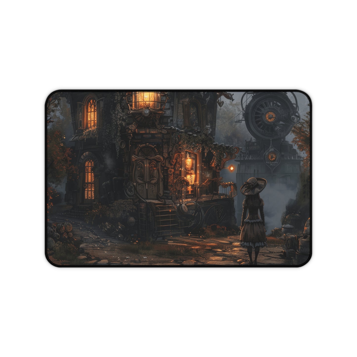 Moonlit Cog Cottage Desk Mat