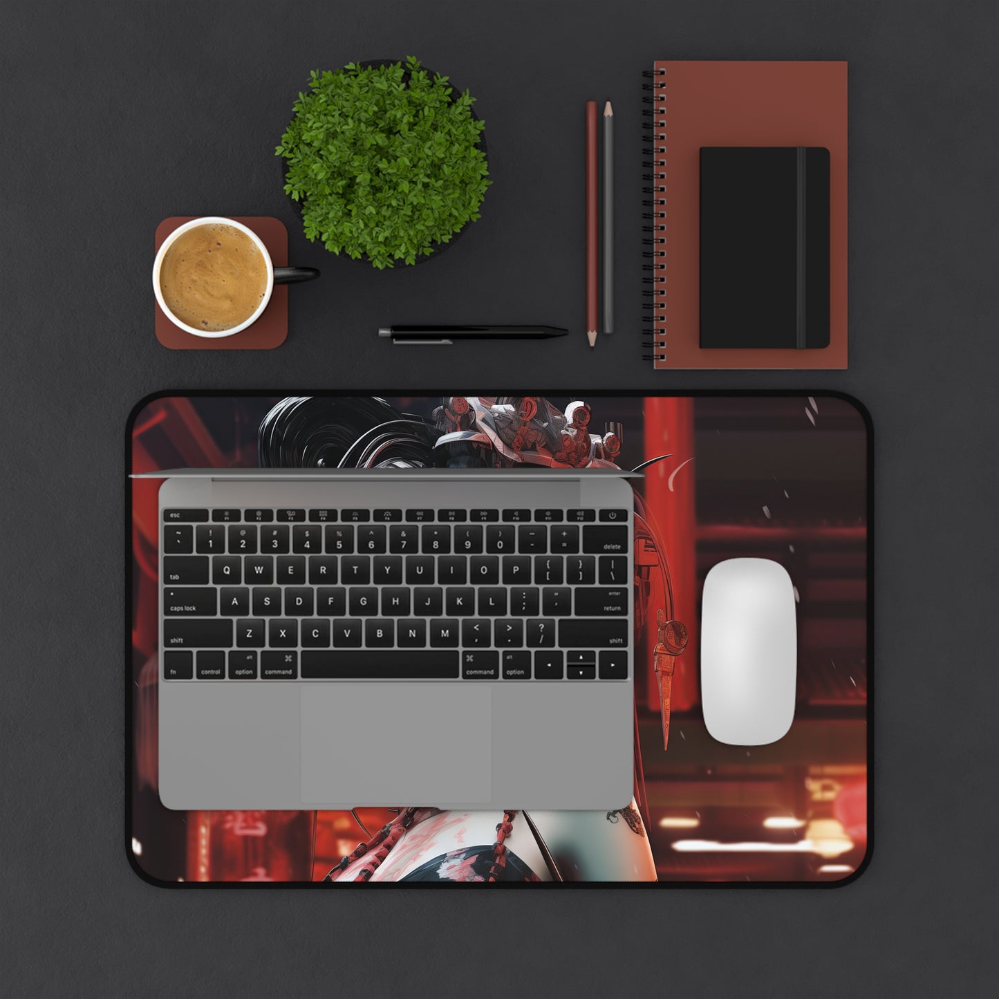 Cybernetic Harmony Desk Mat