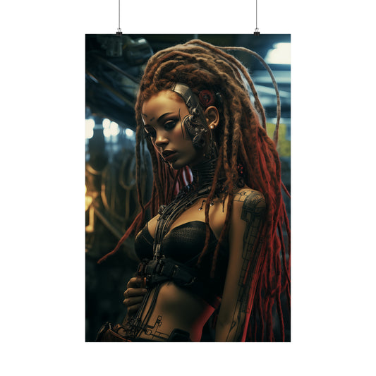 Dreadlock Matrix Poster