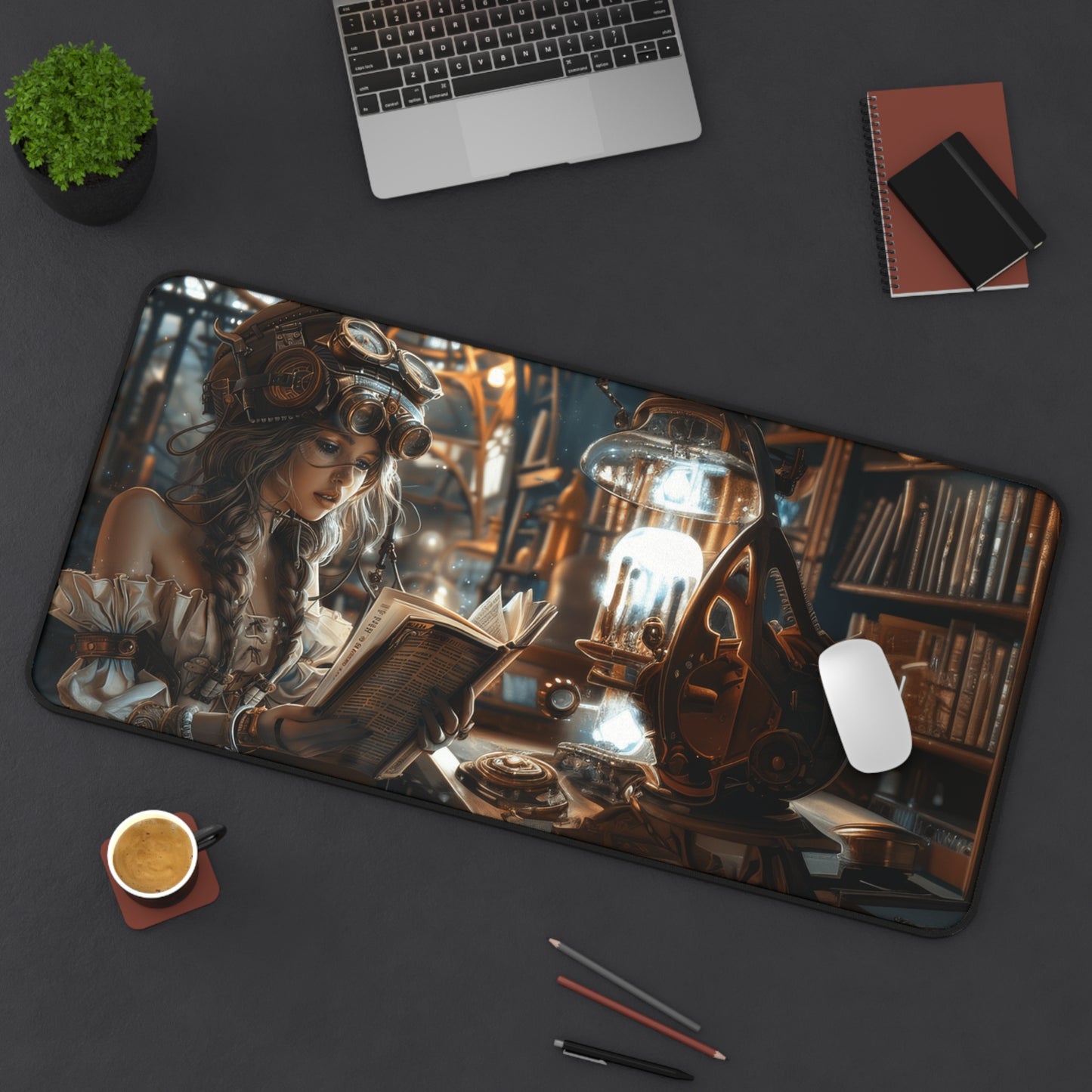 Aether Engineer's Library Desk Mat