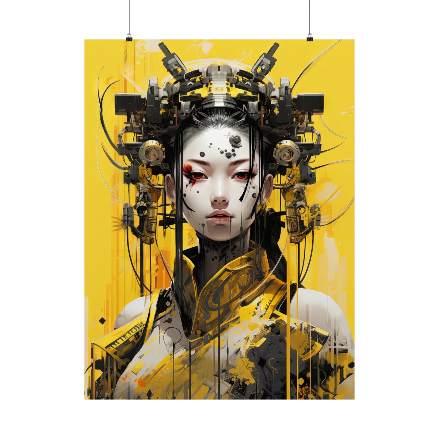 芸者 Lady in Yellow Poster