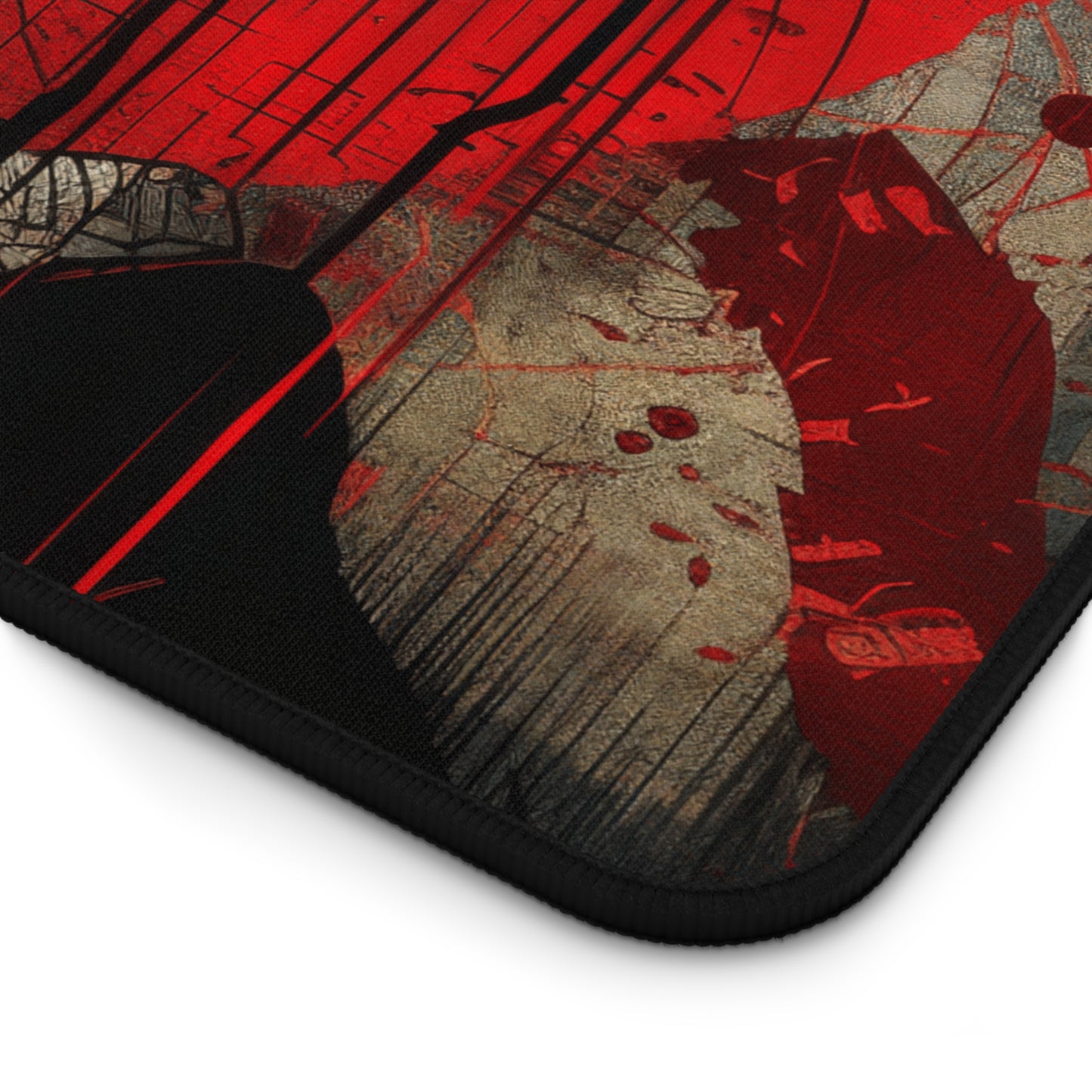 Haunting Geisha of Shadows Desk Mat