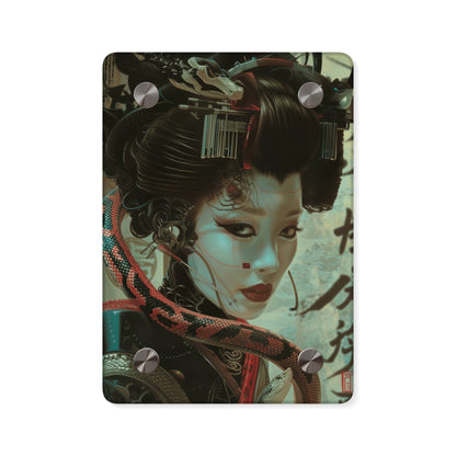 Cyber Geisha’s Embrace Acrylic Art Panels