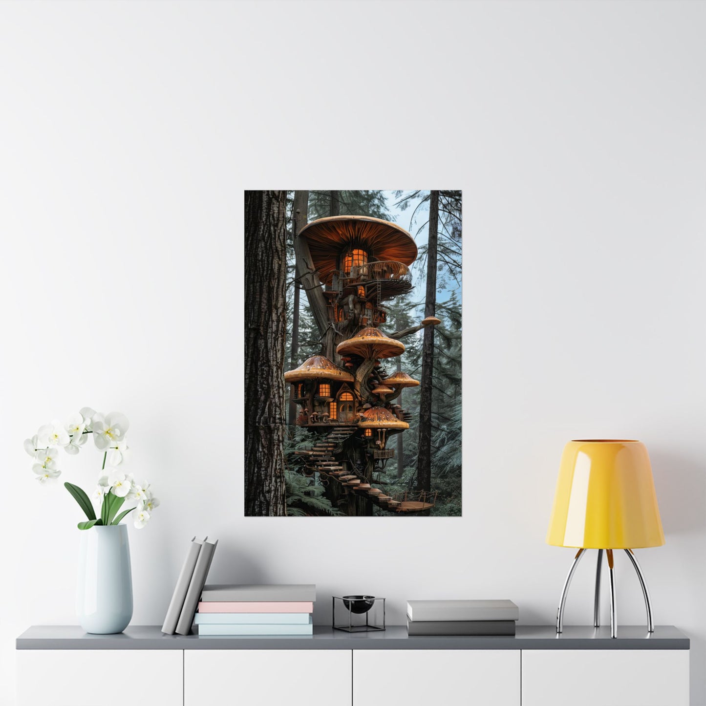 Enchanted Forest Retreat Posters