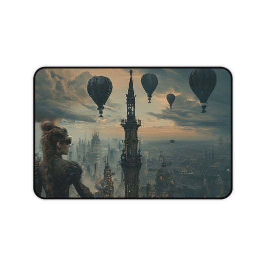 Voyage of the Airship Armada Desk Mat