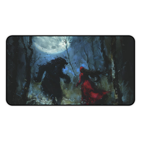 The Wolf's Hunt Desk Mat