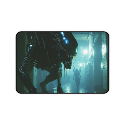 Stalker in the Shadows Desk Mat