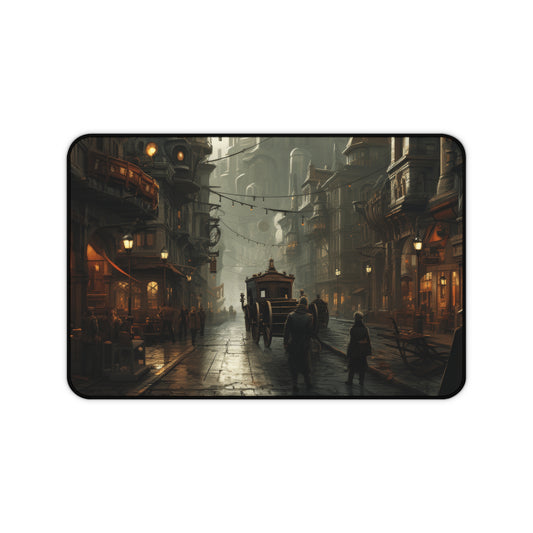 Dawn of the Machina Avenue Desk Mat