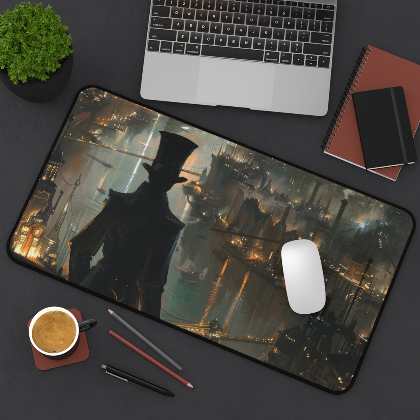 Nocturne of Neo-Victoria Desk Mat