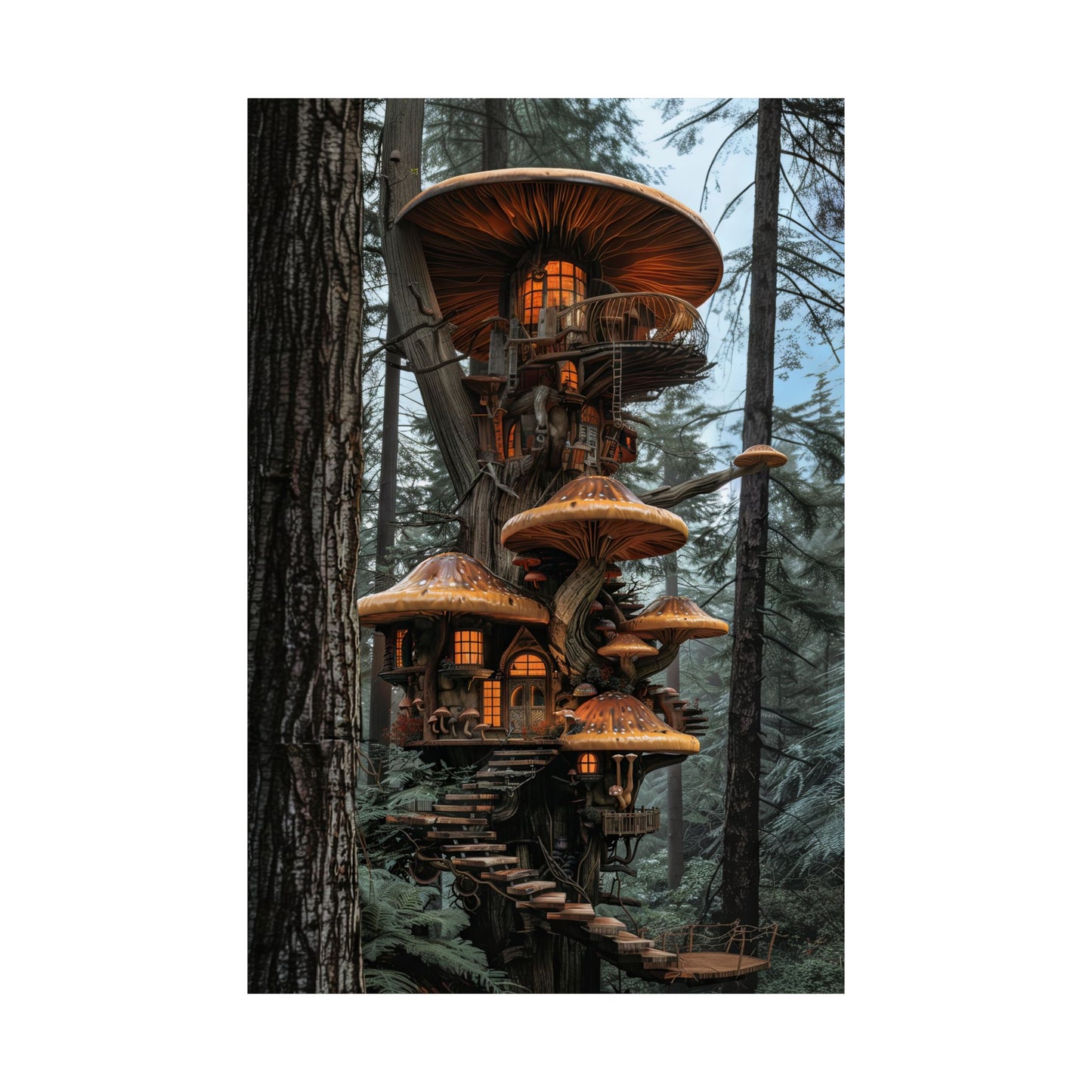 Enchanted Forest Retreat Posters