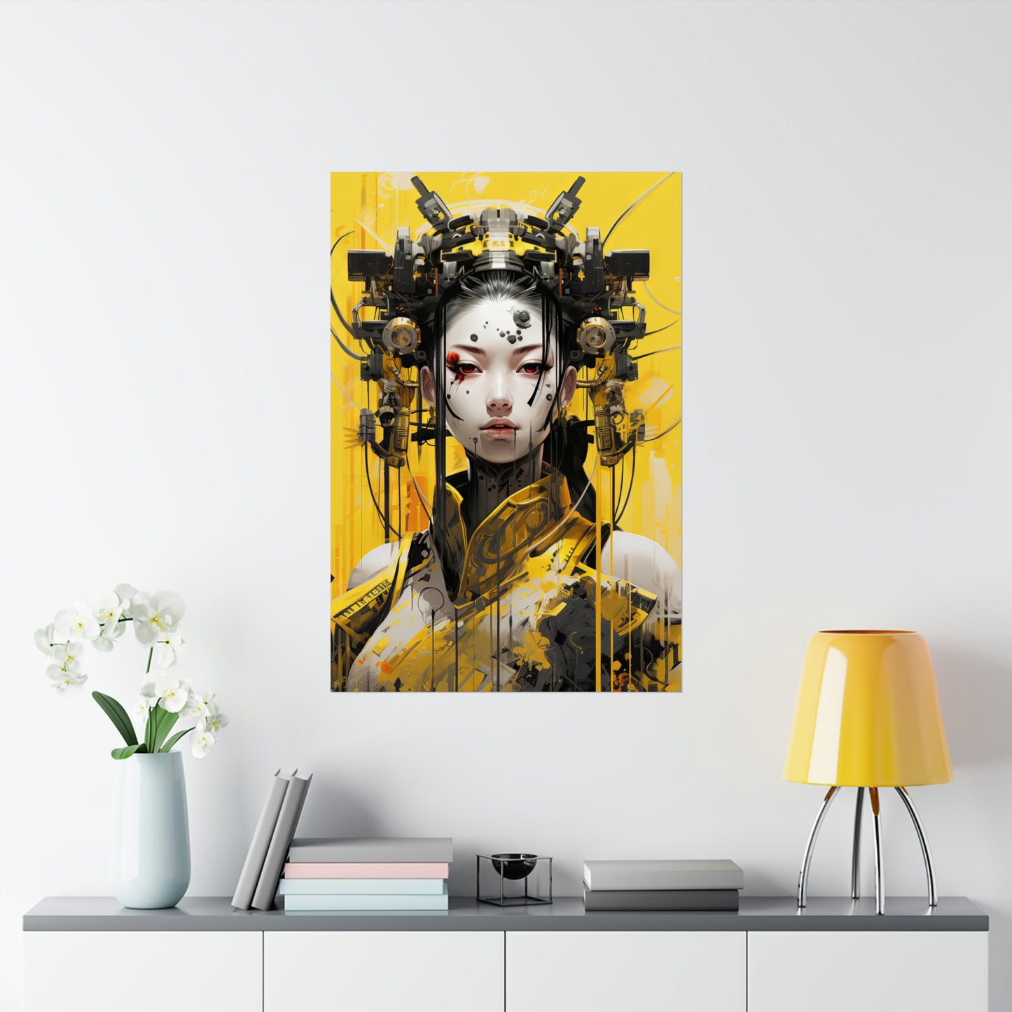 芸者 Lady in Yellow Poster