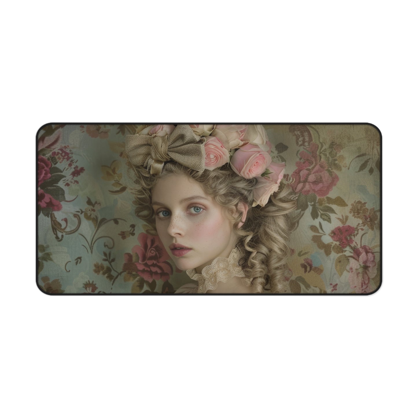 Roseate Reverie of the Countryside Desk Mat