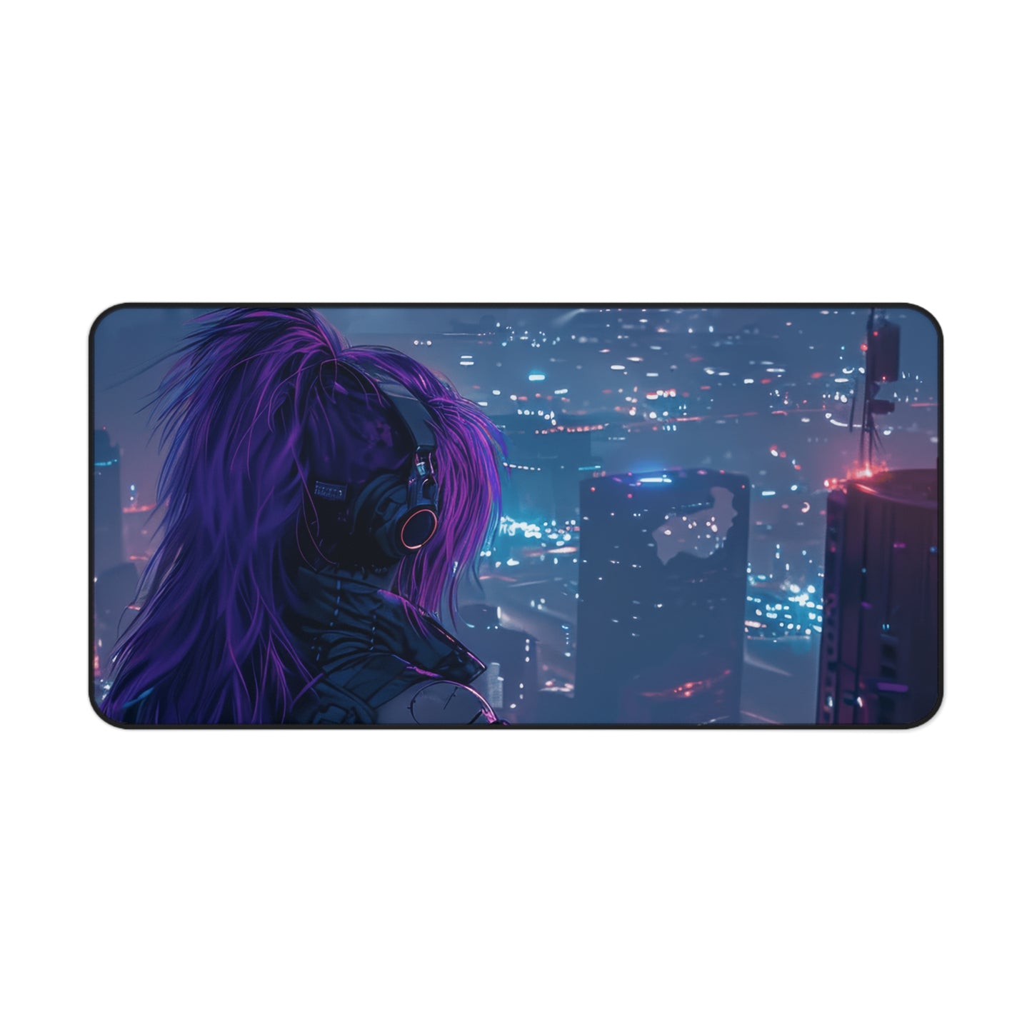 Observer Above the Cybercity Desk Mat