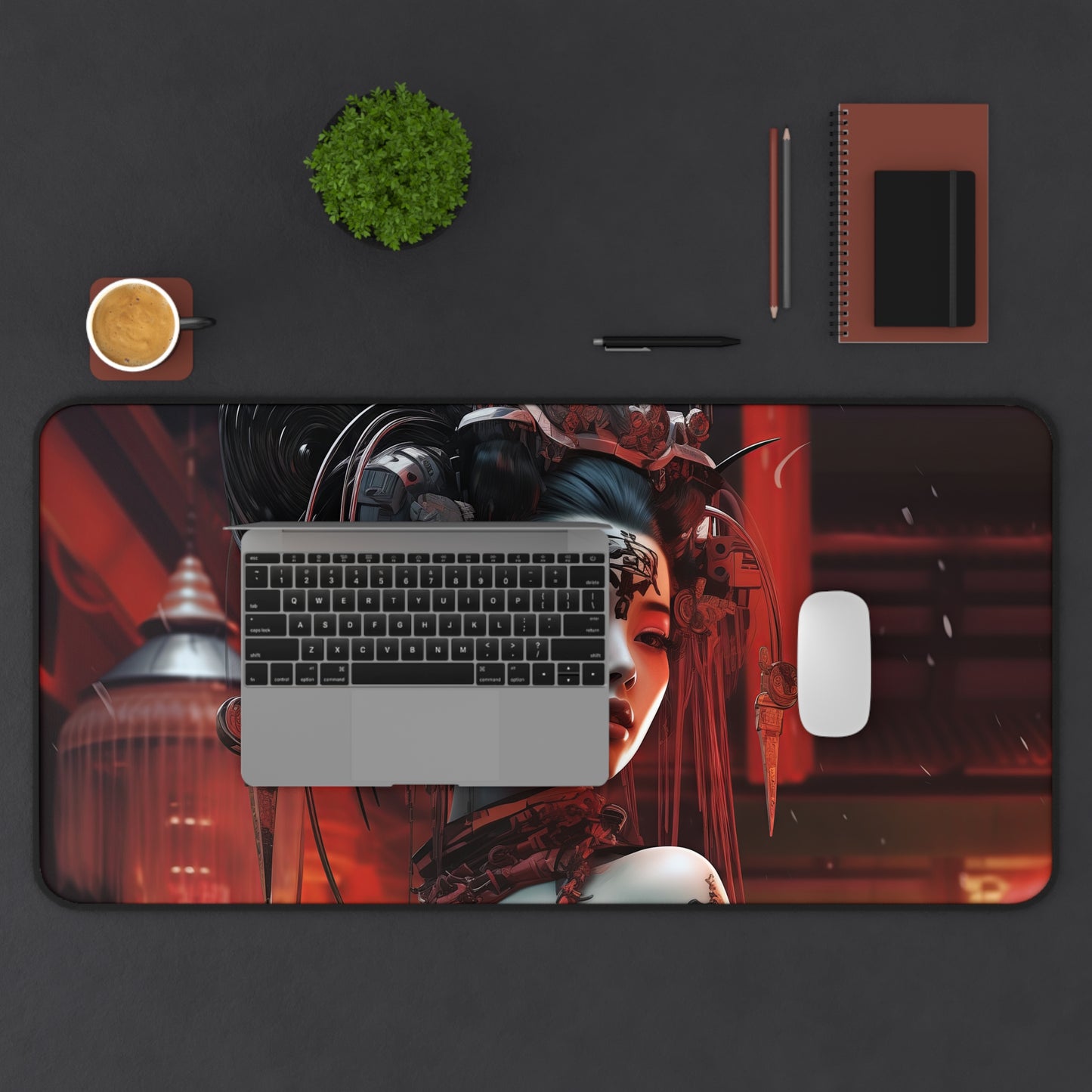 Cybernetic Harmony Desk Mat