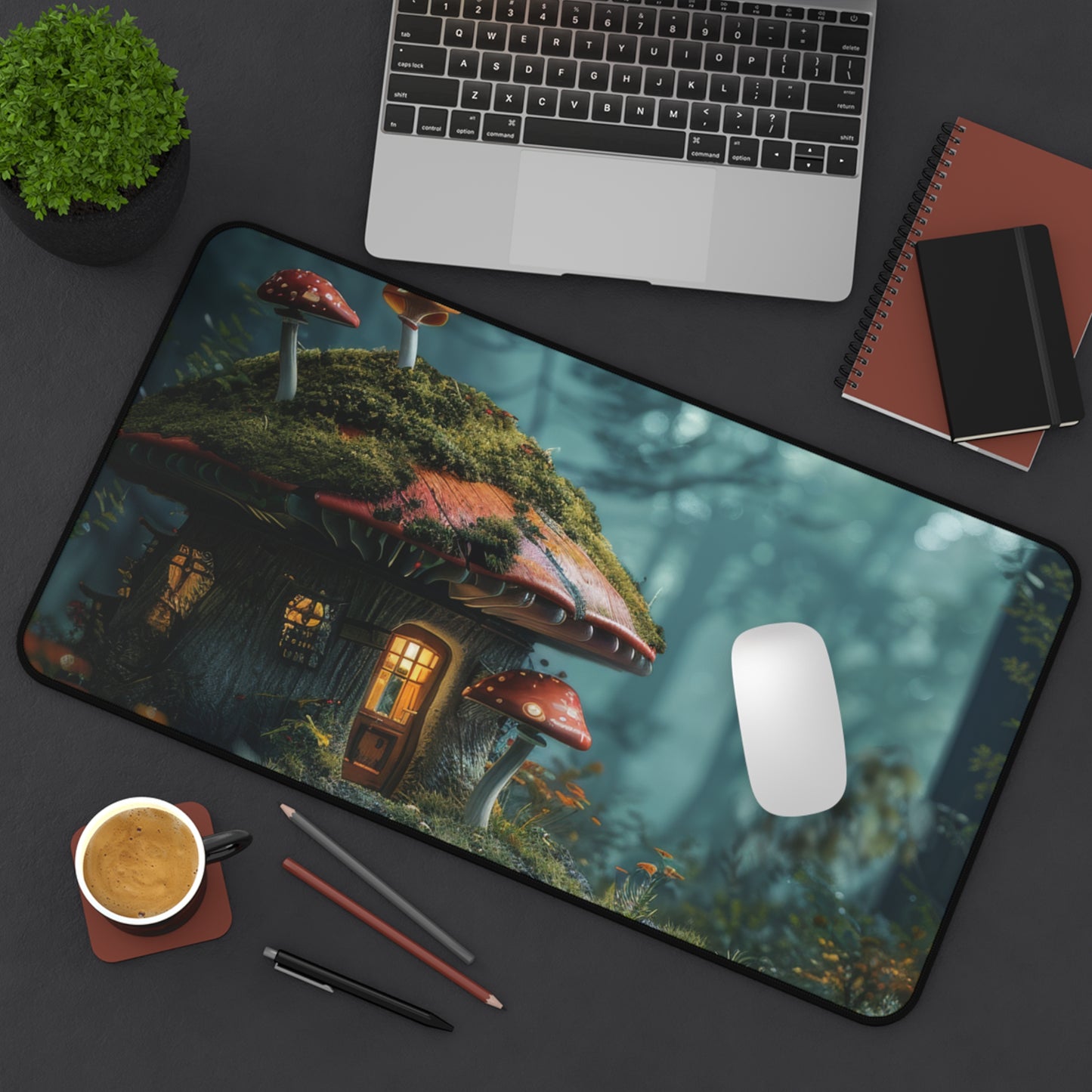 Whispering Woods Cottage Desk Mat