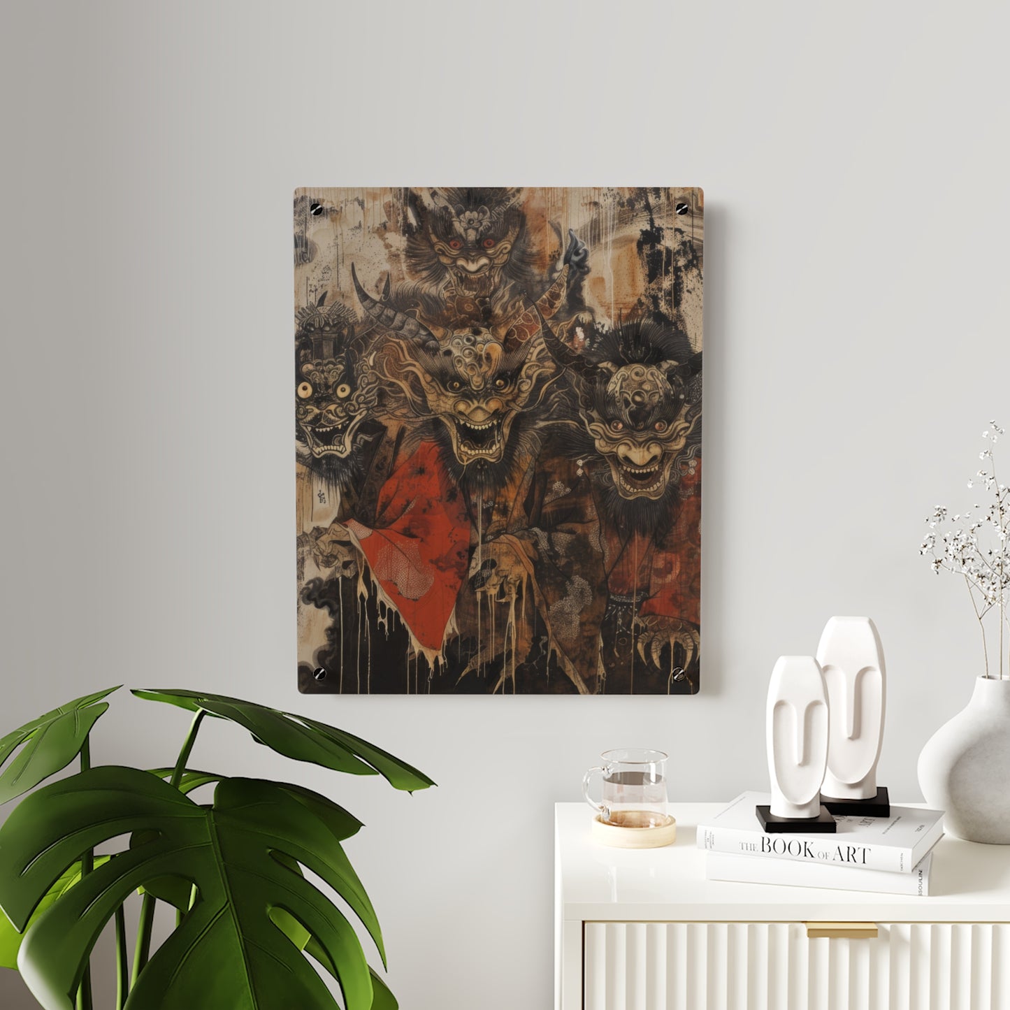 Demon Masks of the Underworld Acrylic