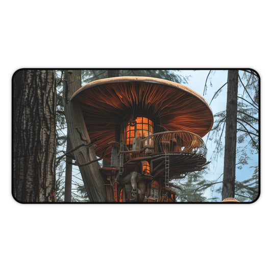 Enchanted Forest Retreat Desk Mat