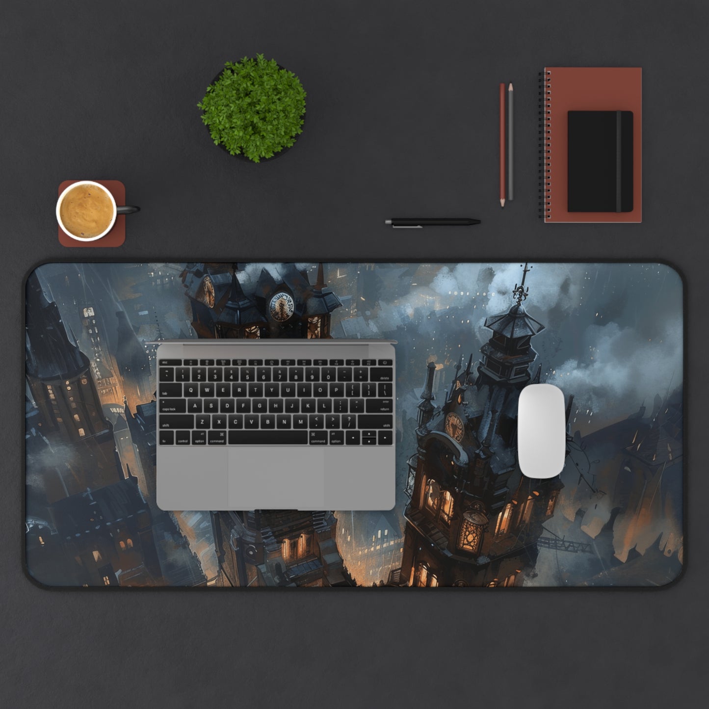 Twilight over Gearford Desk Mat