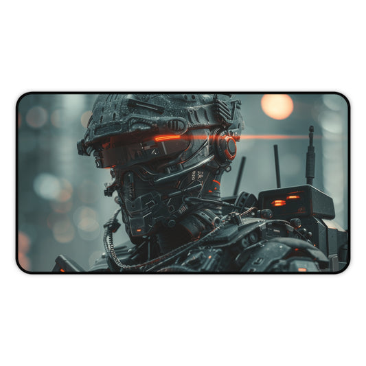 The Cyber Sentinel Desk Mat