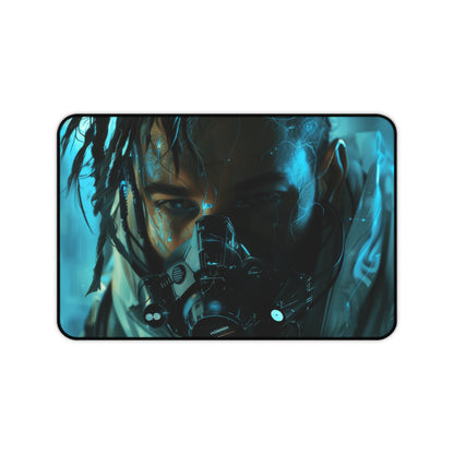 Cyberpunk Enigma Desk Mat