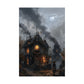 Moonlit Cog Cottage Poster