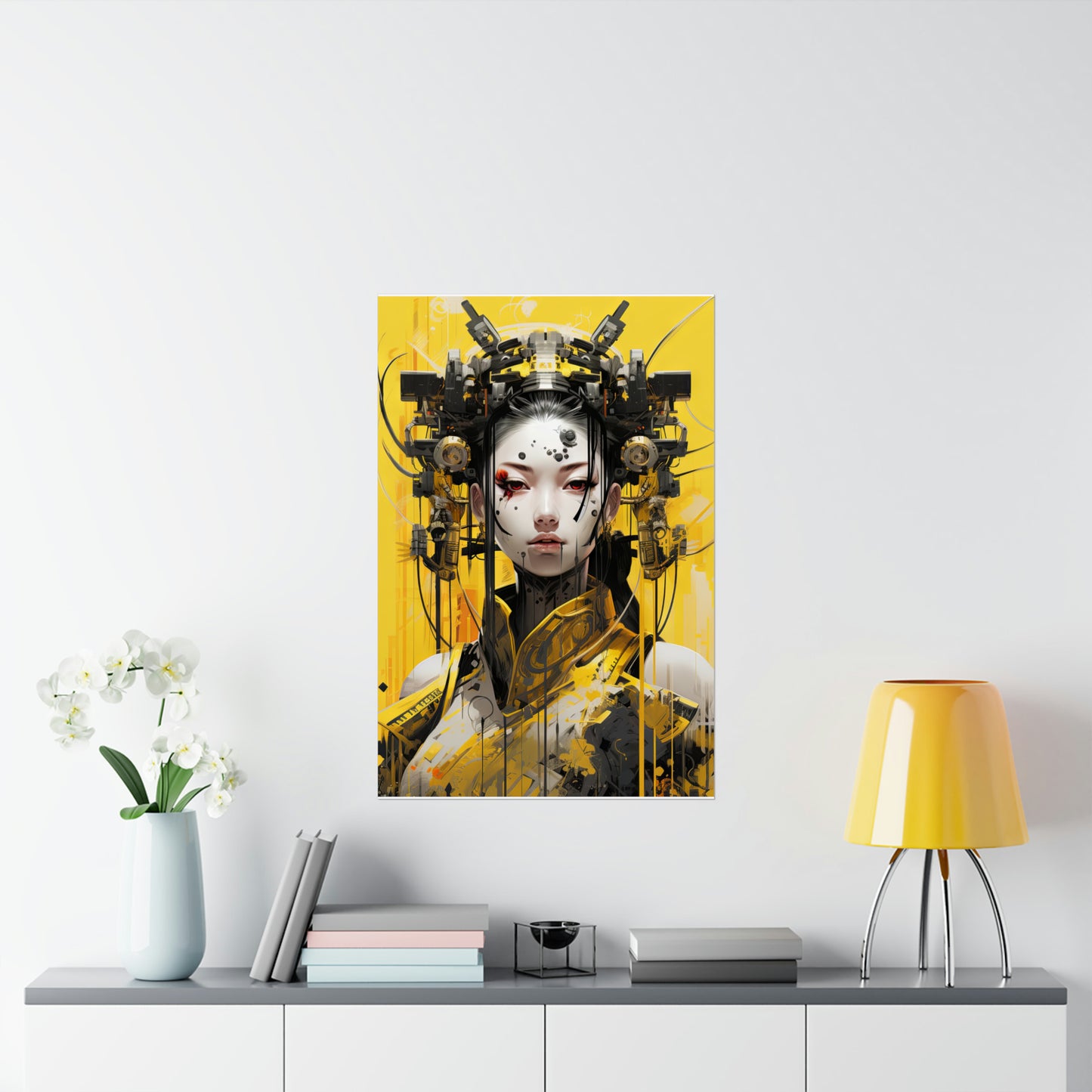 芸者 Lady in Yellow Poster