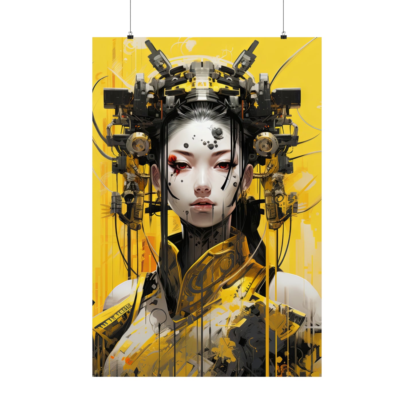 芸者 Lady in Yellow Poster