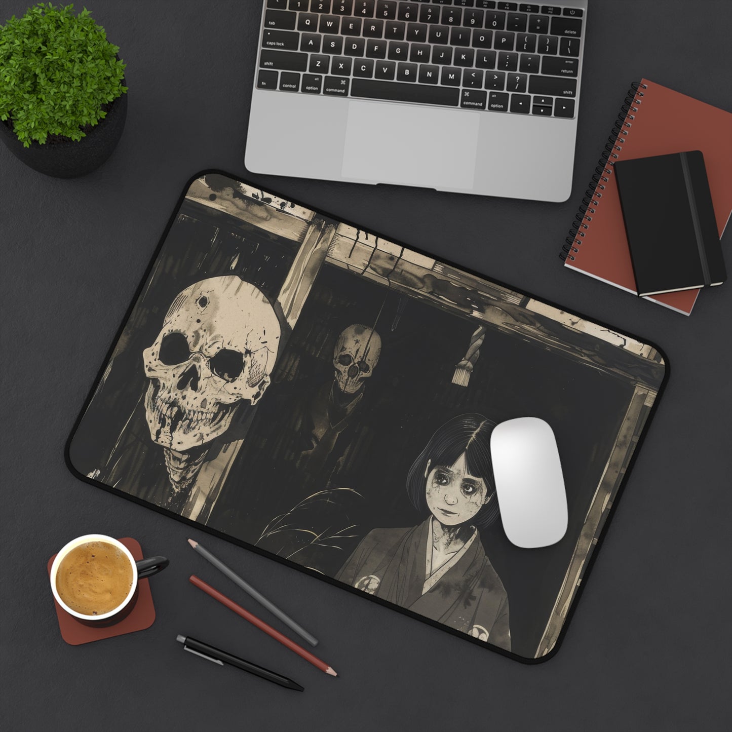 Ghostly Watchers Desk Mat