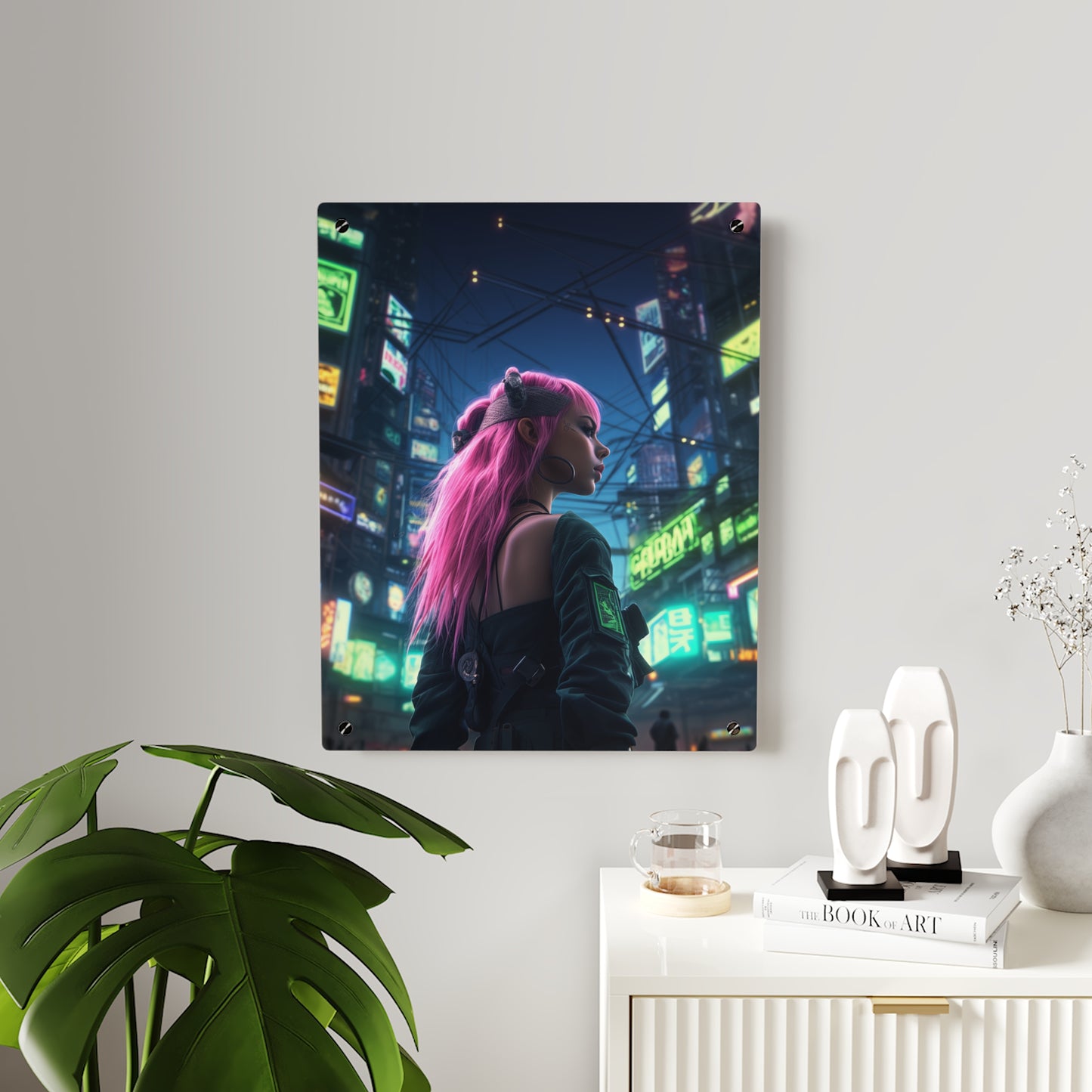 Neon Dreamscape Acrylic