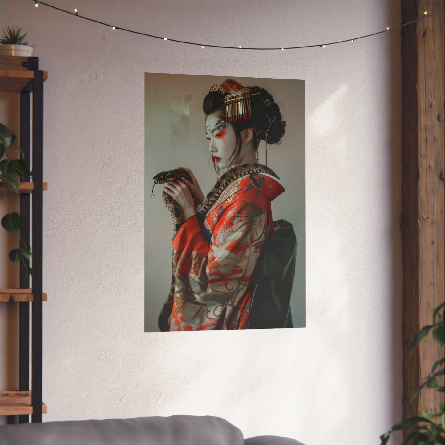 Cyber Oiran Vertical Posters