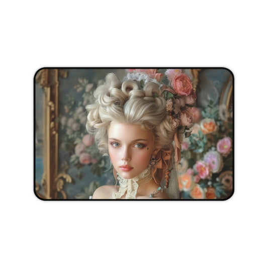 Baroque Blossom Elegance Desk Mat